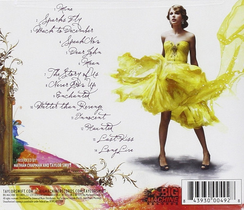 Taylor Swift Speak Now Karaoke Edition Cd Nuevo Cerrado