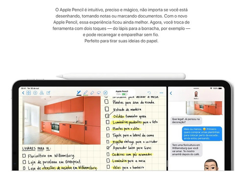 Apple Pencil 2ª Geração Cor Branco
