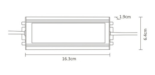Imagen 3 de 3 de Fuente De Poder Exterior Eliminador De Voltaje 100w Wel-006