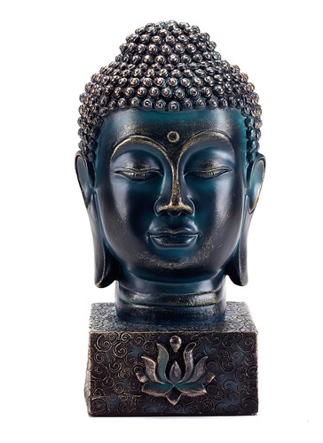 Figura Buda Zen Rústica, Estatua Meditación Loto Exhibición