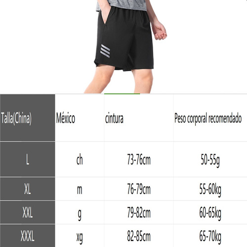 Short Deportivo Hombre Con Bolsas Ejercicio Correr Gym