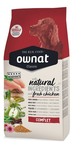 Ownat Classic Complet 12kg - Alimento Perro Todo Los Tamaños