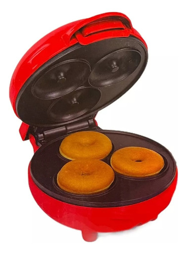 Mini Donut Donut Machine Color Rojo 110v