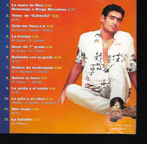 Rodrigo Disco La Mano De Dios Diego Maradona Sello Magenta