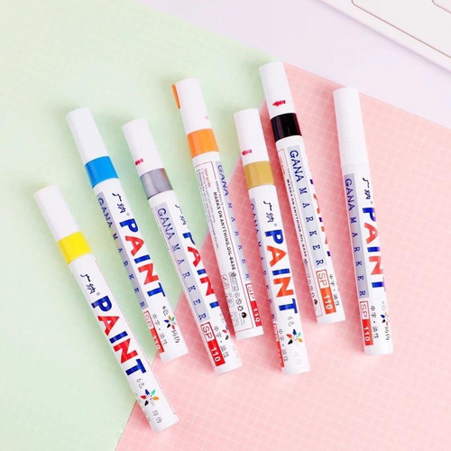 Imagen 6 de 7 de Pack X 3 Marcador Pintura Para Neumáticos Varios Colores
