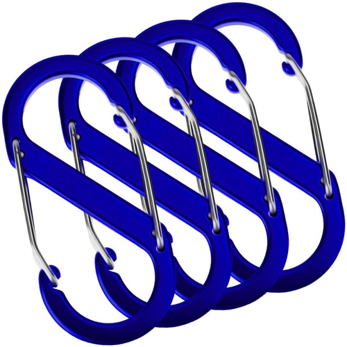 Mosquetones Para Cargar Termos, Mxtku-004, 4pzas, 10kg, Form Color Azul