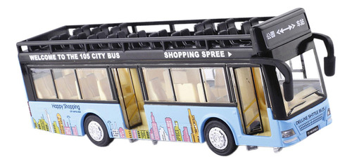 Carro De Brinquedo Para Ônibus Urbano, Modelo De Azul