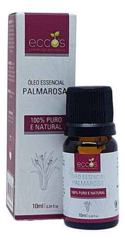 Oleo Essencial Palmarosa 10ml Eccos