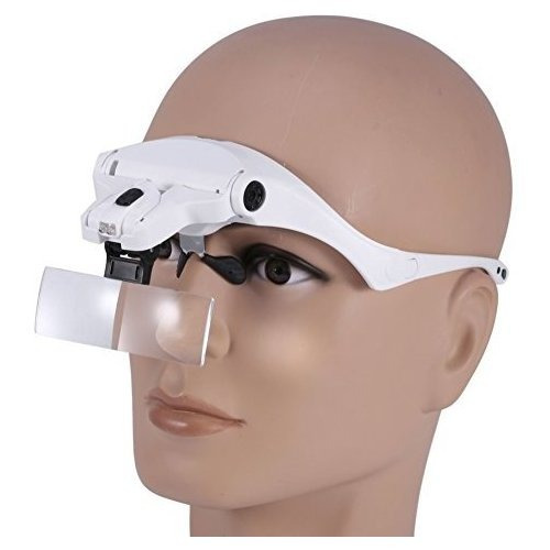 Lupa Nueva Lupa De 5 Lentes Para Auriculares Con Luces ...