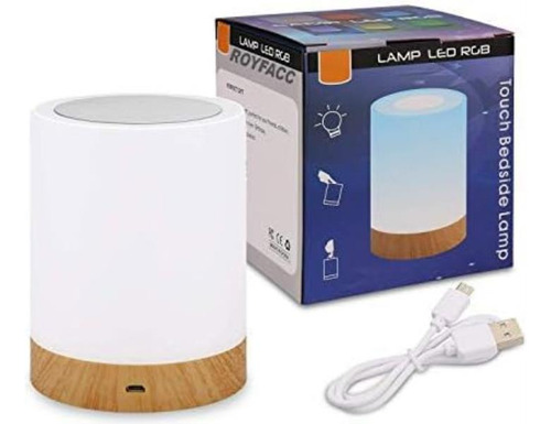 Royfacc Lámpara De Noche Con Sensor Táctil, Lámpara De Mesit
