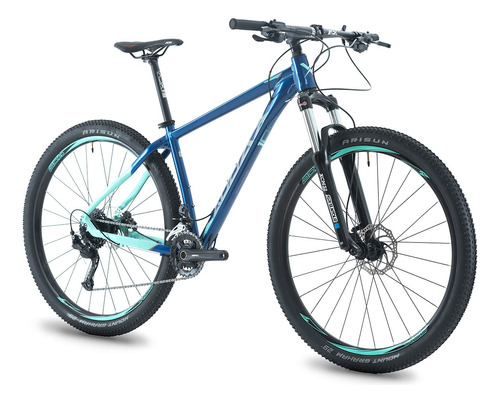 Bicicleta Audax Adx 100 Mtb 18v Shimano Alívio 2023 Azul