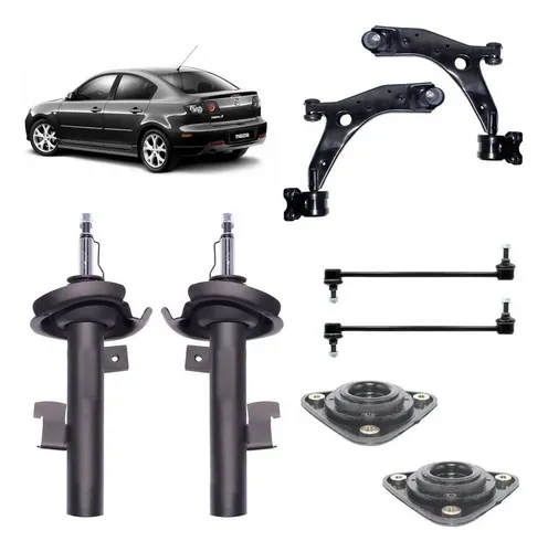 Kit Suspension Delantera Mazda 3 1.6 Z6 2007 2009 | Cuotas sin interés