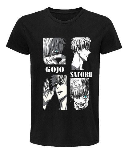 Playera Satoru Gojo Facetas Jujutsu Kaisen Anime Manga