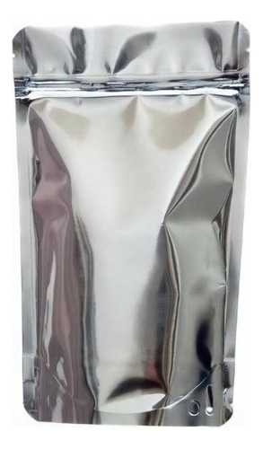 Saco Stand Up Pouch Metalizado C/visor 10x15+3 50un