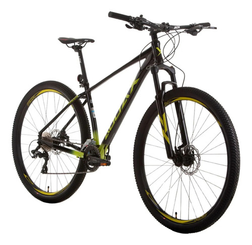 Bicicleta Audax Havok Tx Preto/amarelo 2023 Tam. 19