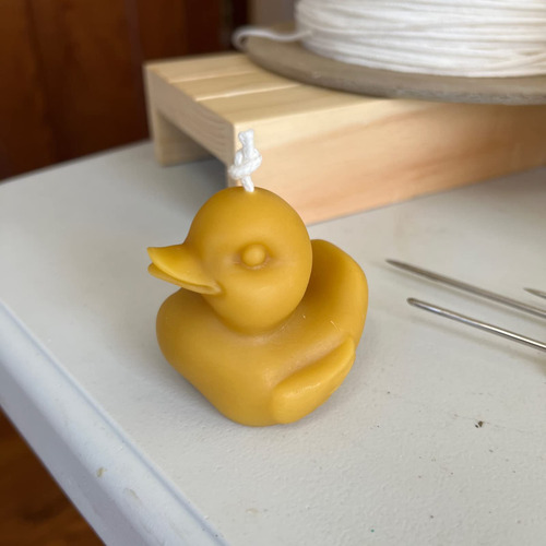 Topys Molde De Silicona Para Velas De Pato Amarillo En 3d