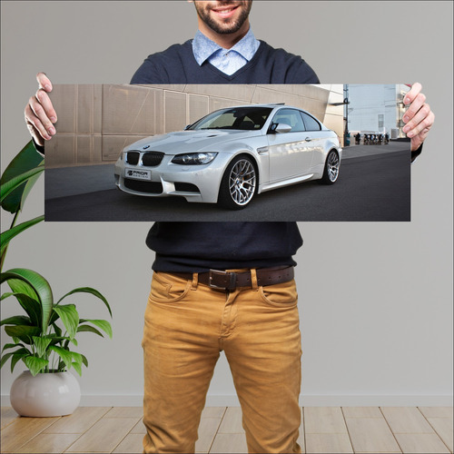 Cuadro 30x80cm Auto 2010 Bmw M3 Coupe By Prior D 753