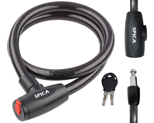 Linga Para Bicicleta Candado Cadena Tipo Piton Moto Bici