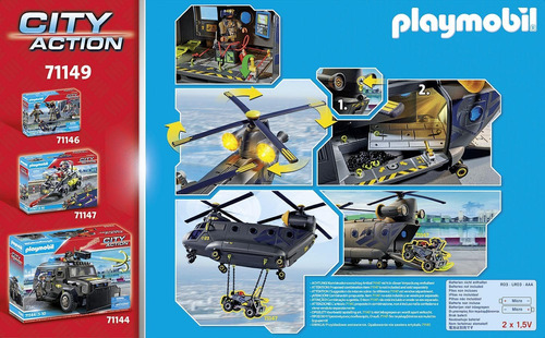Playmobil Unidad Tctictica - Aviones De Rescate