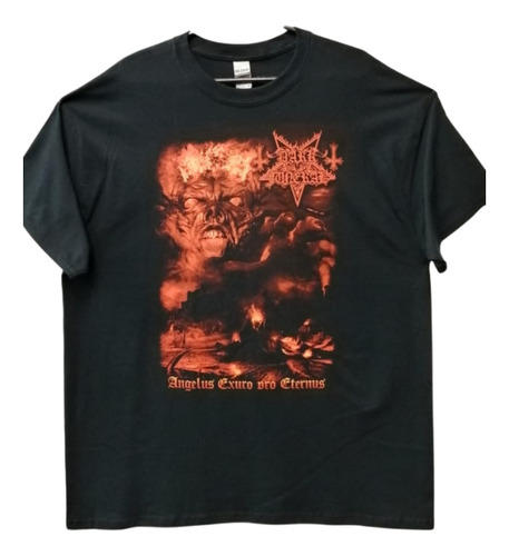 Dark Funeral Playera Manga Corta Angelus Talla M T-shirt