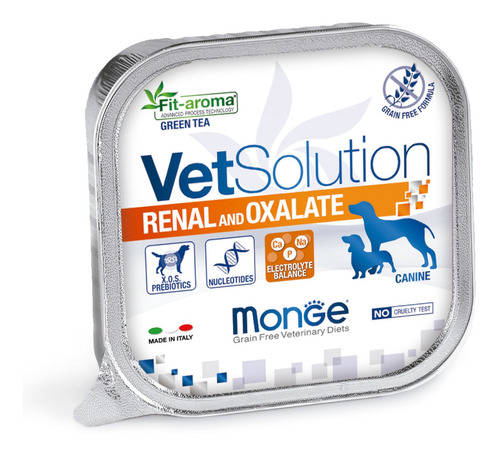 Paté Perro Vet Solution (monge) Renal And Oxolate 150gr.