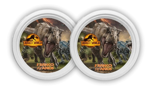 Platos Para Torta Jurassic World Dominion Pack X10 