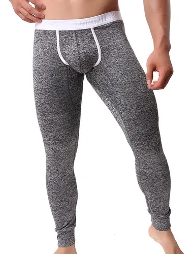 Mallas Térmicas Cálidas Para Hombre Pantalones Aajustados De