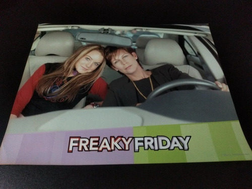 4 Afiches Carton Freaky Friday Lindsay Lohan * 36 X 29