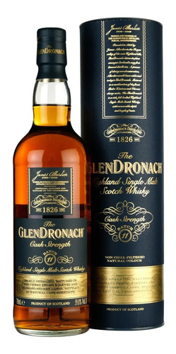 Imagen 1 de 8 de Whisky The Glendronach Cask Strenght 59.8% Batch 11 700ml