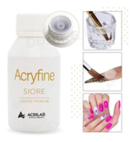 Monomero Sin Olor Siore Acryfine Uñas Acrilica Marca Acrilab