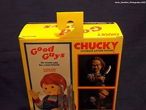  Figura de acción de Chucky en escala, 4 pulgadas, marca NECA :  Juguetes y Juegos