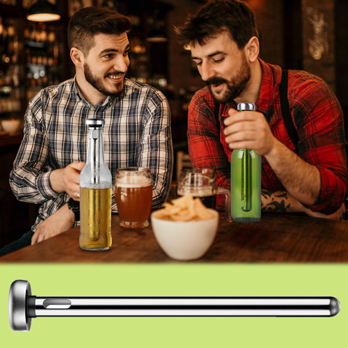 Enfriador De Cerveza Portátil De Acero Inoxidable Corto Indi