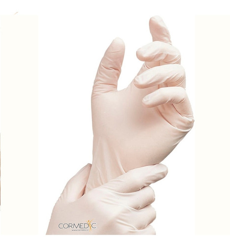 Guantes De Latex Quirurgico Caja X 1000 U / Cormedic