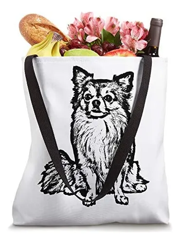 Chihuahua Long Hair Dog Lover Black Para Mujeres Hombres De