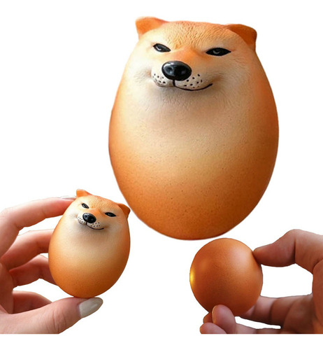 Interesante Adorno Con Huevos De Perro Shiba Inu, Adornos Pa