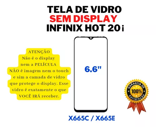 Tela LCD e conjunto completo de digitalizador para Infinix Hot 20i