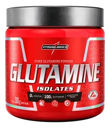 Glutamina INTEGRALMEDICA em Pó Sem Sabor 300g Natural / Sem Sabor - Foto oficial e menor preço