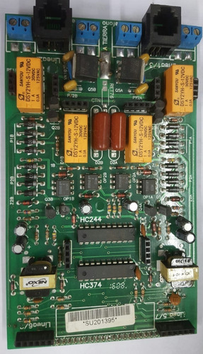 Placa 2 Lineas Base Para Central Nexo Selenia 824 Belgrano