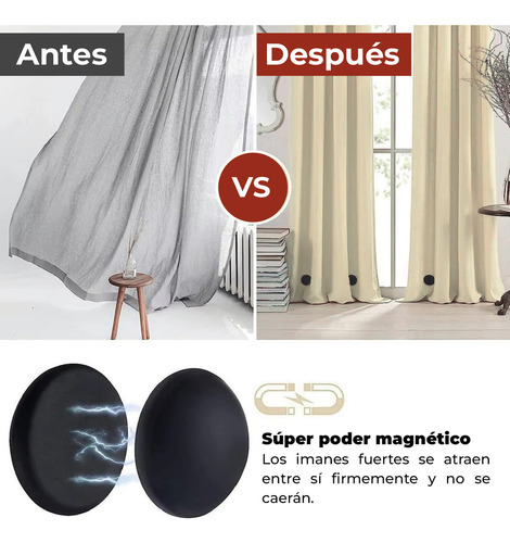 Cortina De Baño Peso Magnético Añadido Libre De Movimiento Color Negro Liso