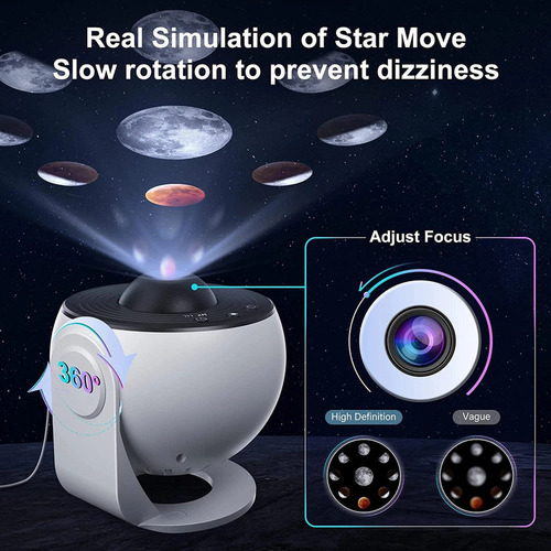 Hj Proyector De Estrellas Starry Sky Night Light 2023