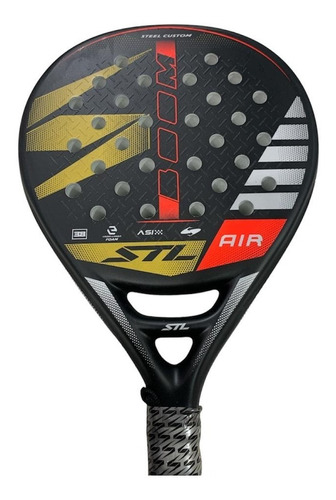 Paleta Padel Steel Custom Air Boom 2019 + Efecto + Potencia