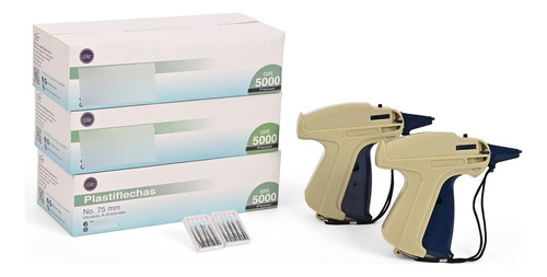Paq 2 Pistolas 12 Agujas 15,000 Plastiflechas