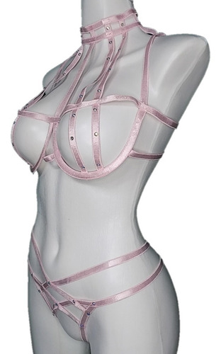 Lenceria Sexy Conjunto Coordinado Tipo Arnes Modelo Victoria