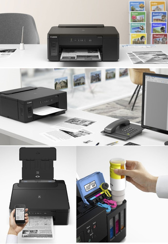Impresora a color multifunción Canon Pixma G6010 con wifi negra 100V/240V G6010