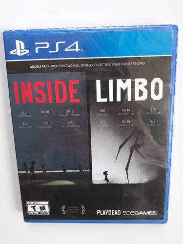 Inside Limbo Juego Ps4 Nuevo Y Sellado
