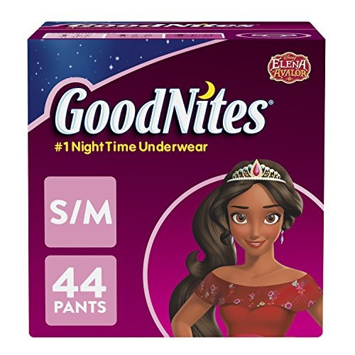 Goodnites Bedtime Bedwetting Ropa Interior Para Ninas, S-m, 