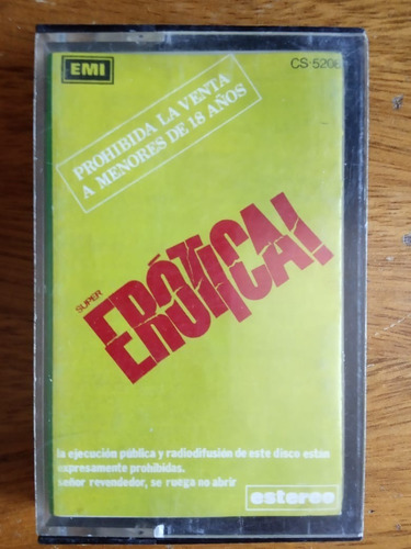 Cassette De Música:  Super Erótica 