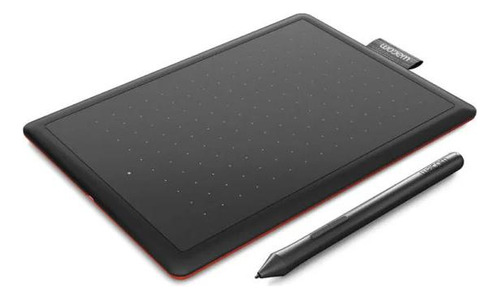 Mesa Digitalizadora One By Wacom Pequena, Ctl472 Preto/vermelho