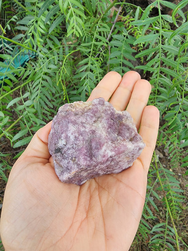 Lepiodita Piedra En Bruto Natural