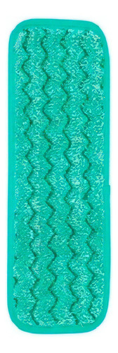 Mopa Plana Microfibra Hygen Trapeado Seco Rubbermaid Color Verde oscuro